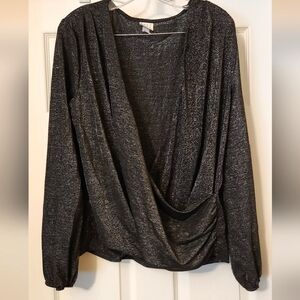 And eawy, xl, black glitter